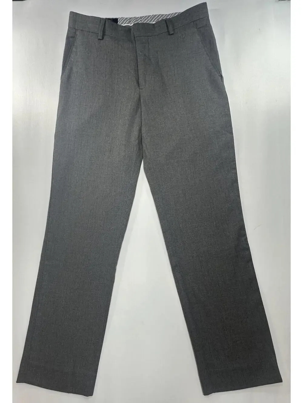 Banana Republic Tailored Fit Flat Dress Pants Gray Men 29/32